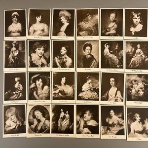 1930 Gallaher ART TREASURES OF THE WORLD set 24 lg.cards Tobacco Cigarette cards